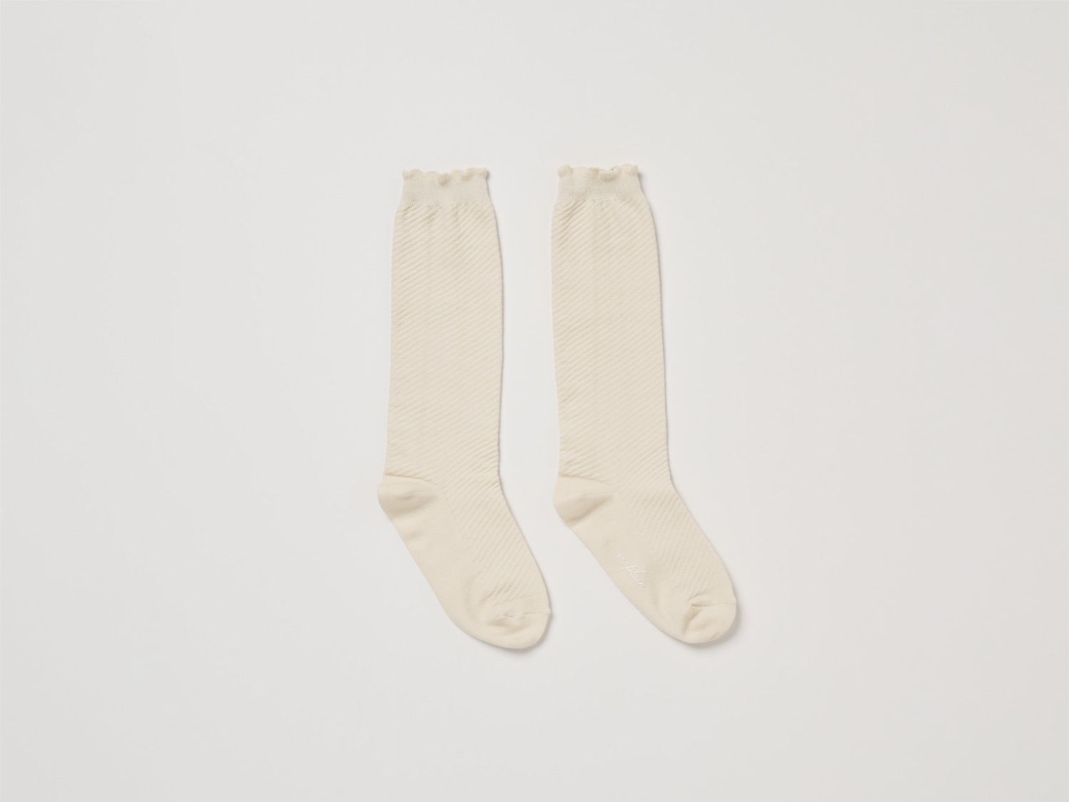 Via Classic knee socks (Ivory)