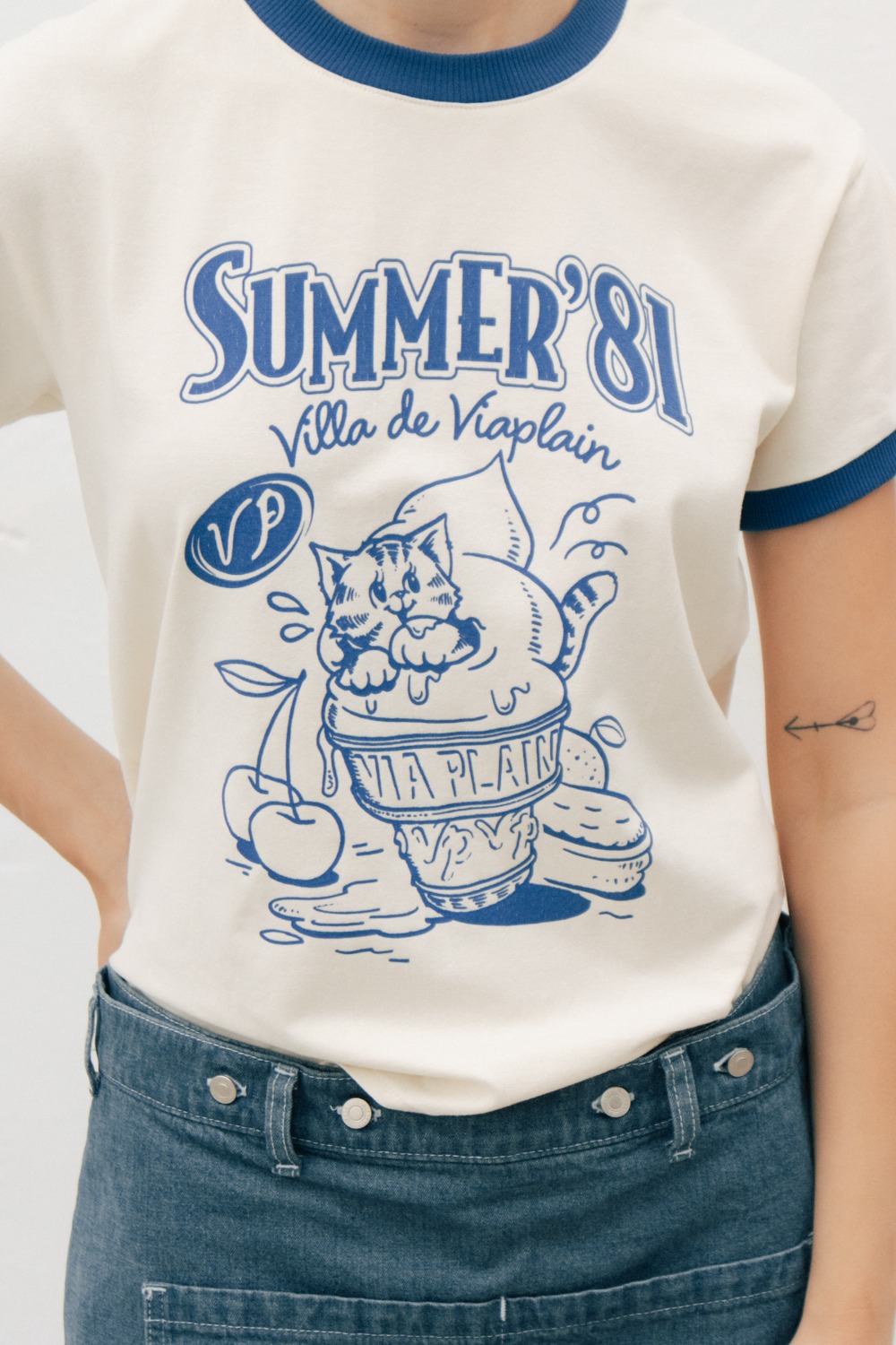 Via Summer&#039;81 T-shirt (ivory)